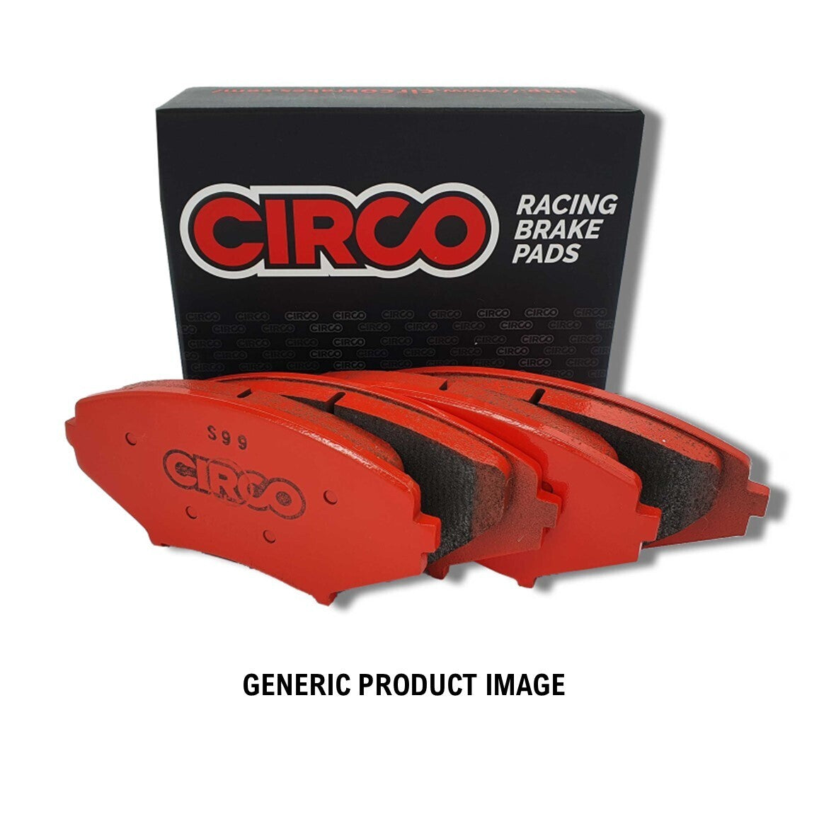 CIRCO S99 Performance Trackday Brake Pads - Nissan GT-R R35/Jeep SRT (Front) MB1400-25-S99