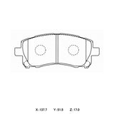 CIRCO SC17 Street Performance Brake Pads
