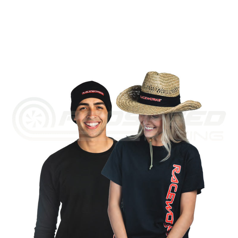 Raceworks "Raceworks Logo" Straw Hats MER-580 | Pro Speed Racing