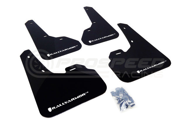 Rally Armor UR Mud Flaps Black/Red Logo