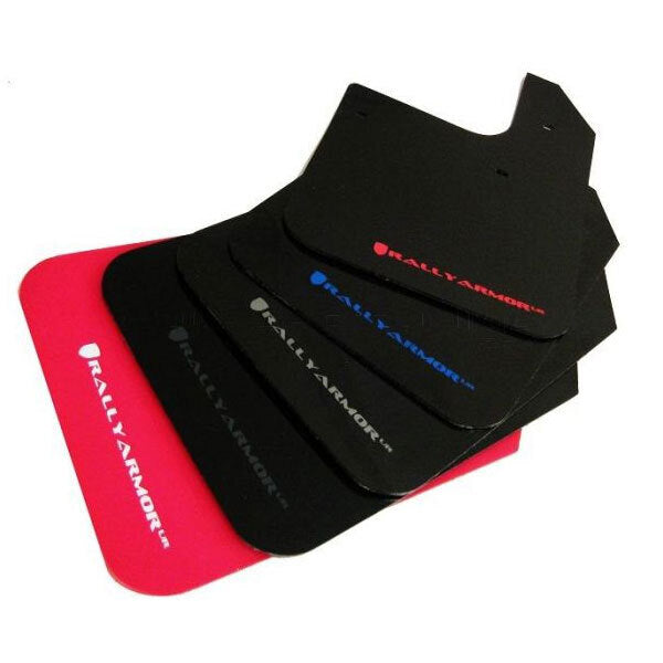Rally Armor UR Mud Flaps Black/Red Logo