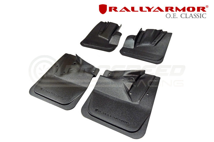 Rally Armor OE Classics Mud Flaps - Subaru WRX 11-14/STI 08-14 (Hatch) MF30-OEC-BLK | Pro Speed