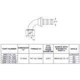 Mishimoto 90-Degree Push Lock Fitting