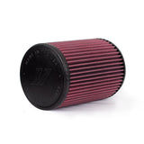 Mishimoto Air Filter w/ Molded Logo, Red Oil, 8 Layer Cotton w/ Worm Gear Clamp