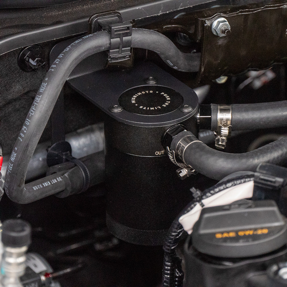 Mishimoto Baffled Oil Catch Can - PCV Side