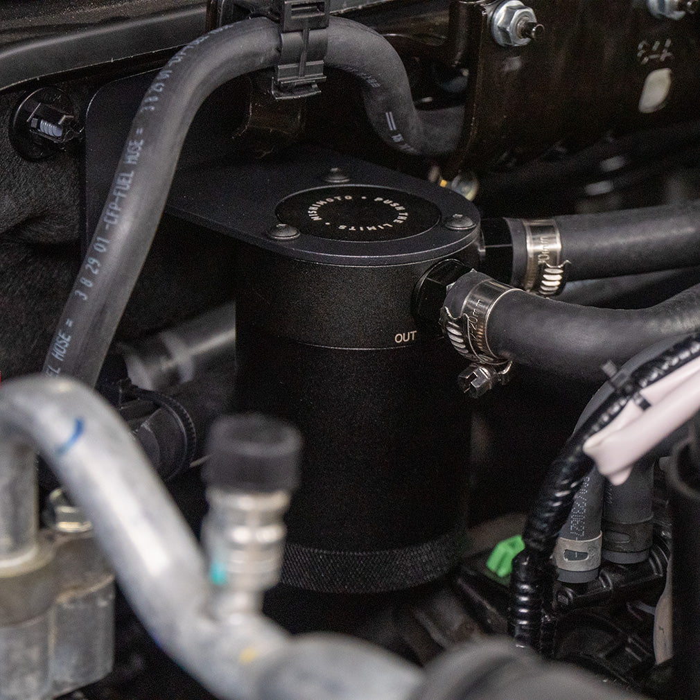 Mishimoto Baffled Oil Catch Can - PCV Side