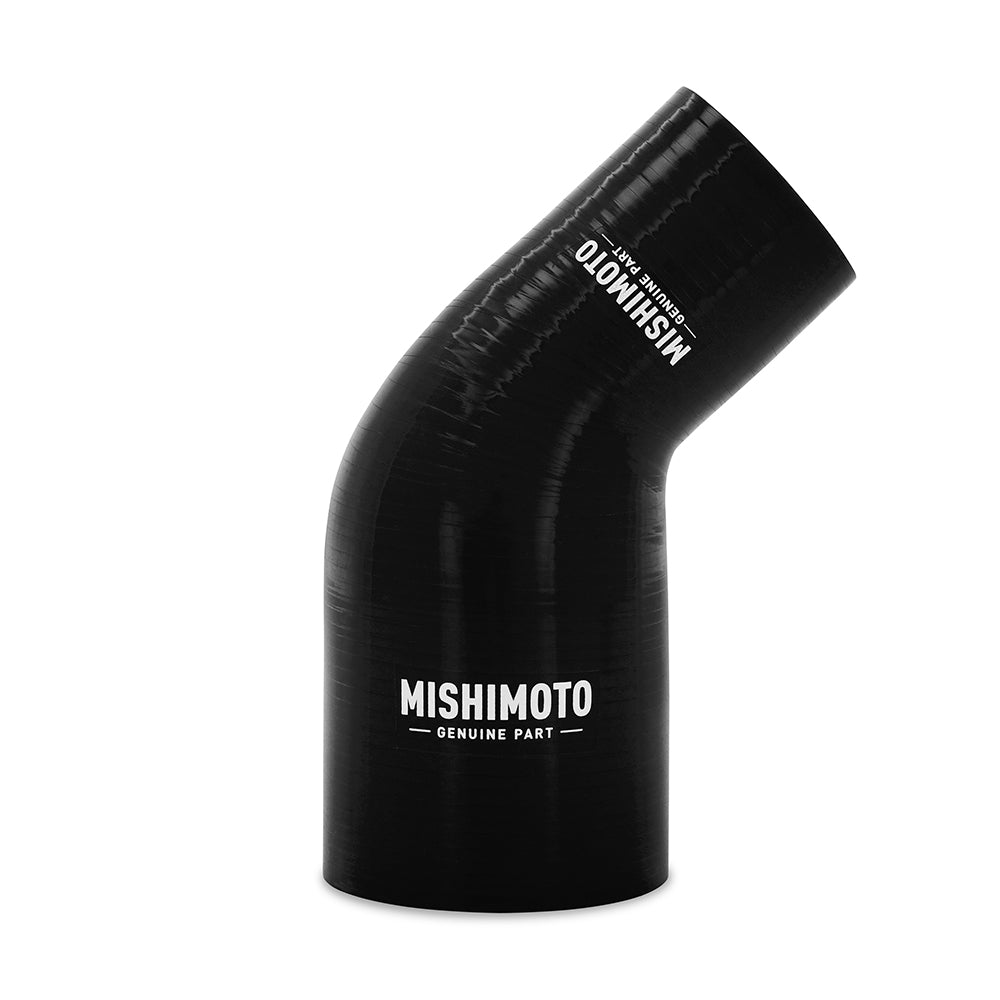 Mishimoto Silicone Reducer Coupler 45 Degree - Black