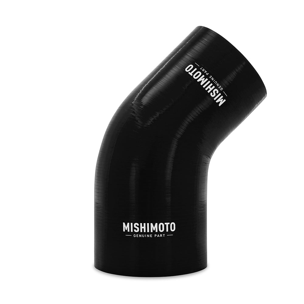 Mishimoto Silicone Reducer Coupler 45 Degree - Black