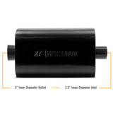 Mishimoto Muffler with  2.5" Center Inlet/Outlet, Angled Tip - Black