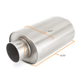 Mishimoto Universal Resonator with 2.5" Inlet/Outlet - Brushed
