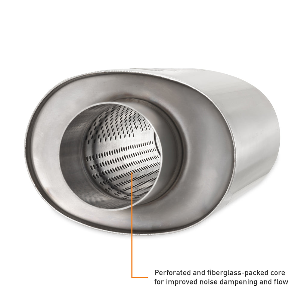 Mishimoto Universal Resonator with 2.5" Inlet/Outlet - Brushed