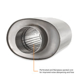 Mishimoto Universal Resonator with 3" Inlet/Outlet - Brushed