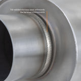 Mishimoto Universal Resonator with 3" Inlet/Outlet - Brushed