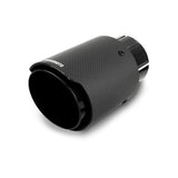 Mishimoto Carbon Fiber Muffler Tip, 3" Inlet, 4" Outlet - Black