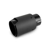 Mishimoto Carbon Fiber Muffler Tip, 2.5" Inlet, 3.5" Outlet - Black w/ M Logo