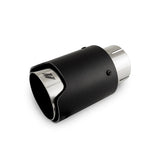 Mishimoto Carbon Fiber Muffler Tip, 2.5" Inlet,3.5" Outlet - Polished w/ M Logo