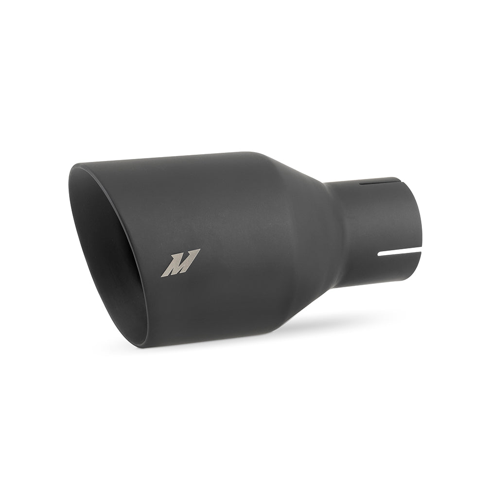 Mishimoto Clamp-on Double Wall Exhaust Tip - 2.5" Inlet, Slash Cut