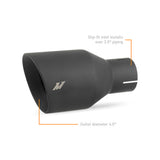 Mishimoto Clamp-on Double Wall Exhaust Tip - 2.5" Inlet, Slash Cut