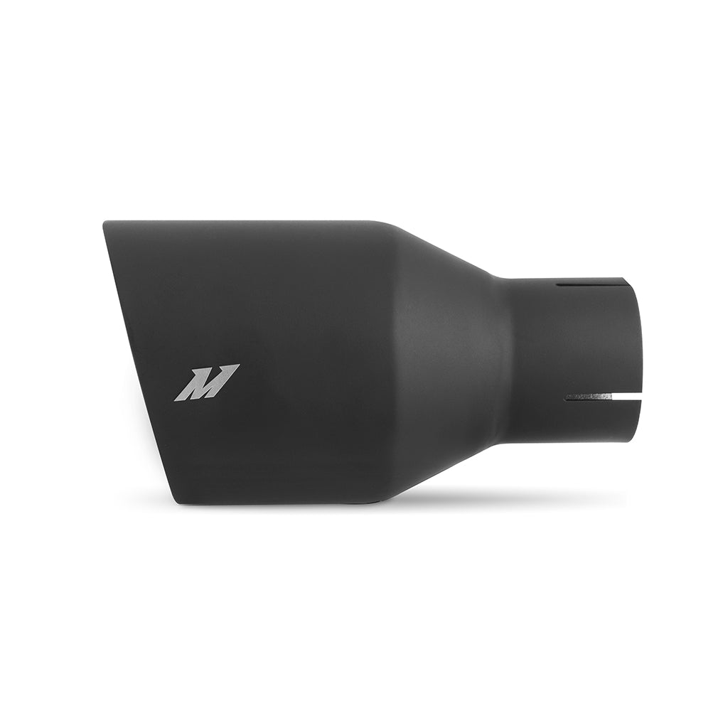 Mishimoto Clamp-on Double Wall Exhaust Tip - 2.5" Inlet, Slash Cut