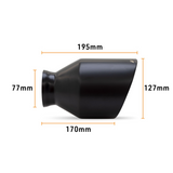 Mishimoto 5" Muffler Tip Pair - Black