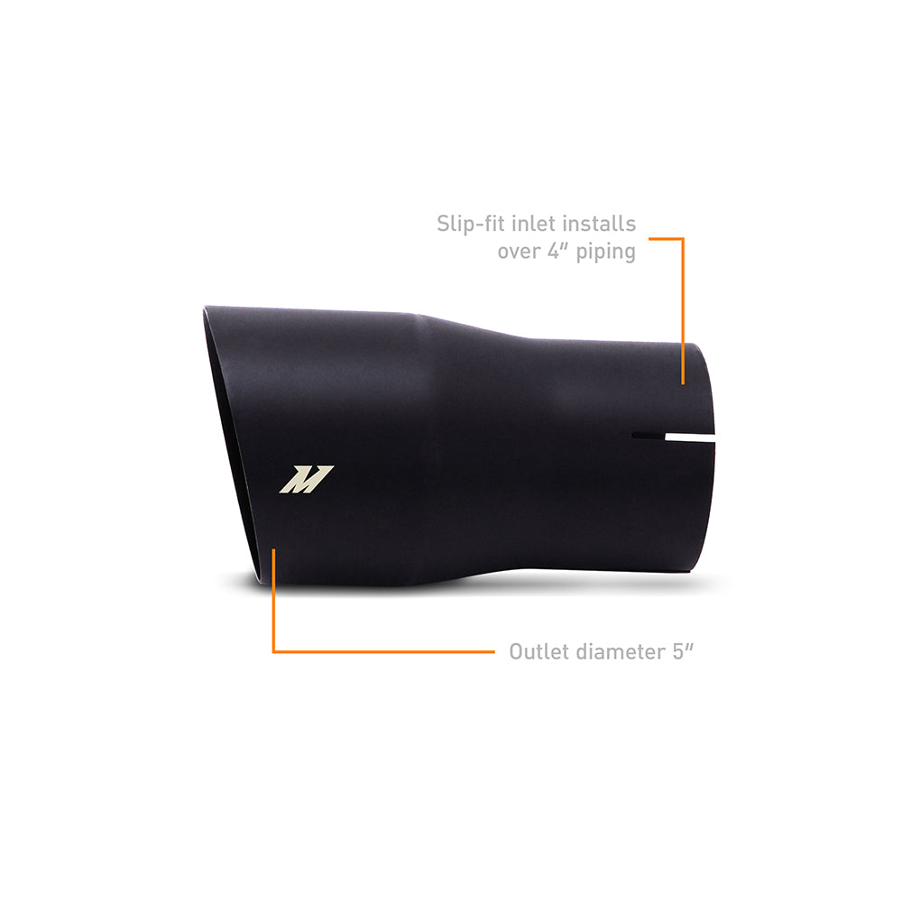 Mishimoto Clamp-on Single Wall Exhaust Tip, 5" Outlet