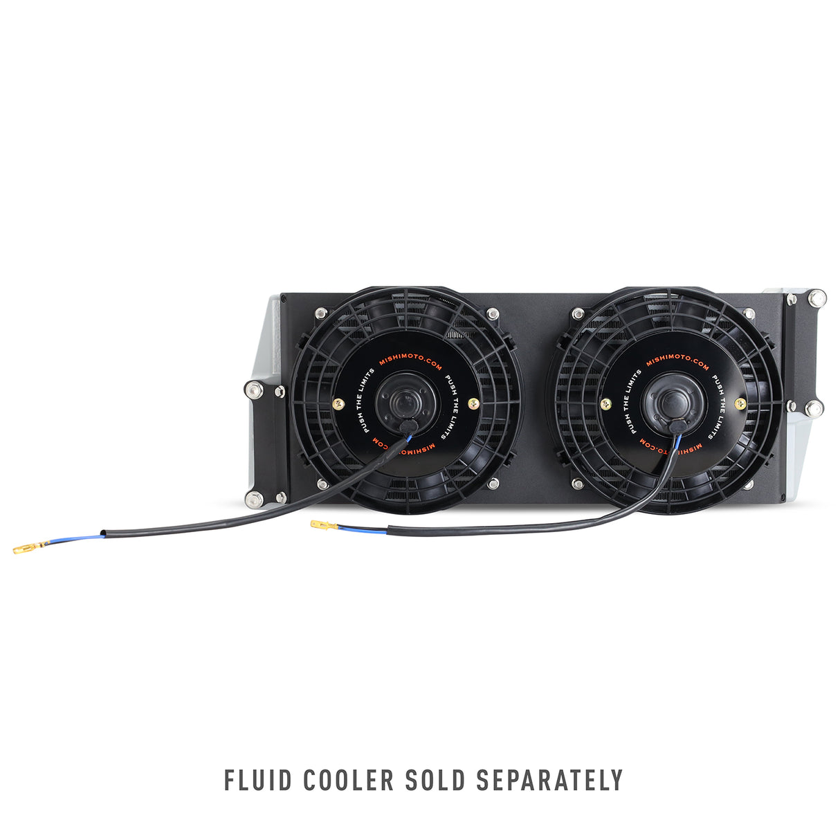 Mishimoto 17" Heavy-Duty Oil Cooler Fan Shroud - Micro Wrinkle Black