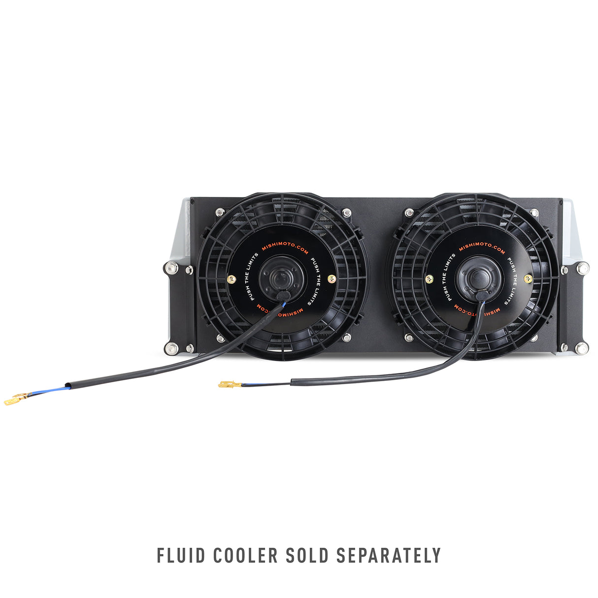 Mishimoto 17" Heavy-Duty Oil Cooler Fan Shroud - Micro Wrinkle Black