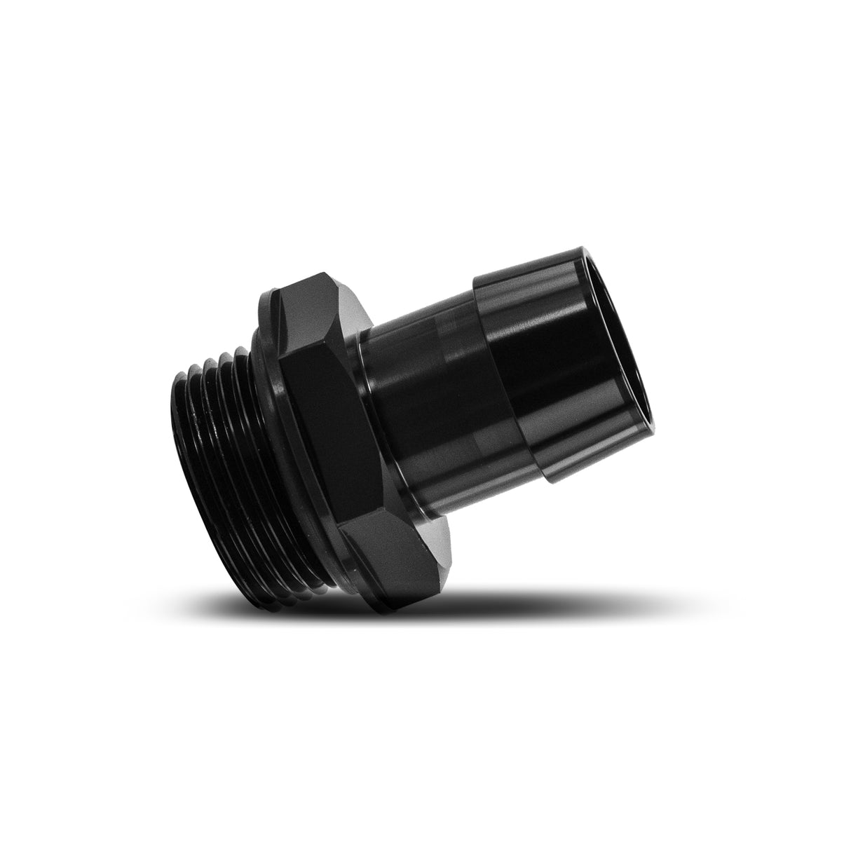 Mishimoto -16ORB to 1" Hose Barb Aluminium Fitting - Black