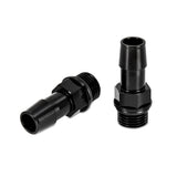Mishimoto 2pcs M16x1.5 1/2" Aluminium Catch Can Fitting - Black