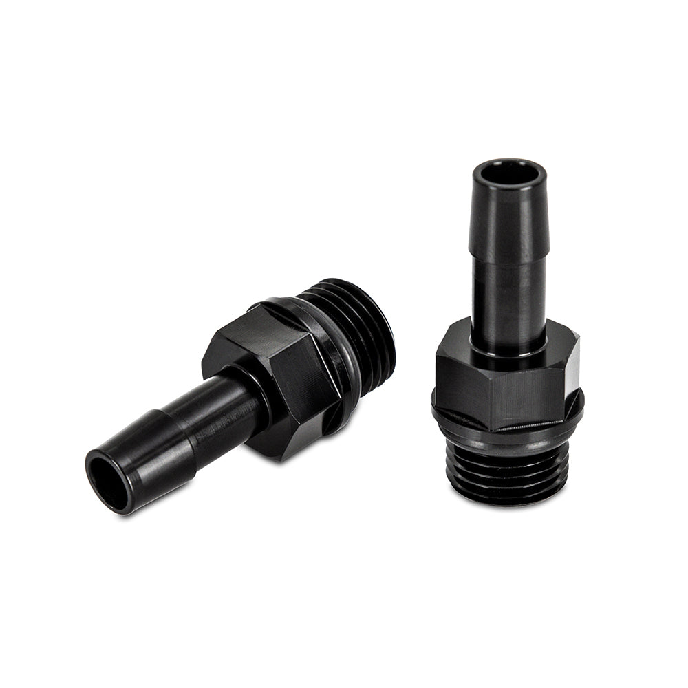 Mishimoto 2pcs M16x1.5 3/8" Aluminium Catch Can Fitting - Black