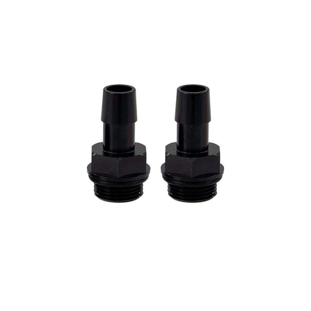 Mishimoto 2pcs. M20x1.5 1/2" Aluminium Catch Can Fittings - Black