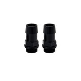 Mishimoto 2pcs. M20x1.5 3/4" Aluminium Catch Can Fitting - Black