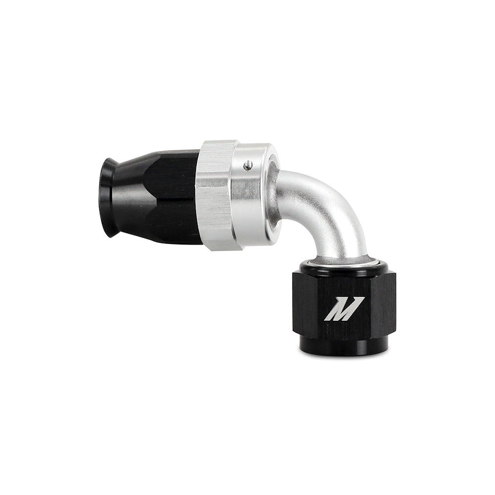 Mishimoto Aluminium PTFE 90 Degree Fitting - Black