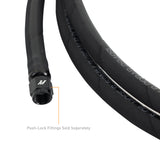 Mishimoto Push Lock Hose - Black -6AN