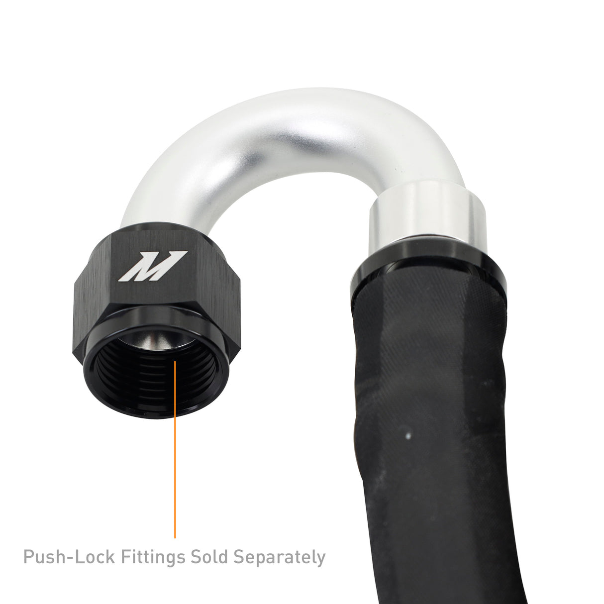 Mishimoto Push Lock Hose - Black -10AN