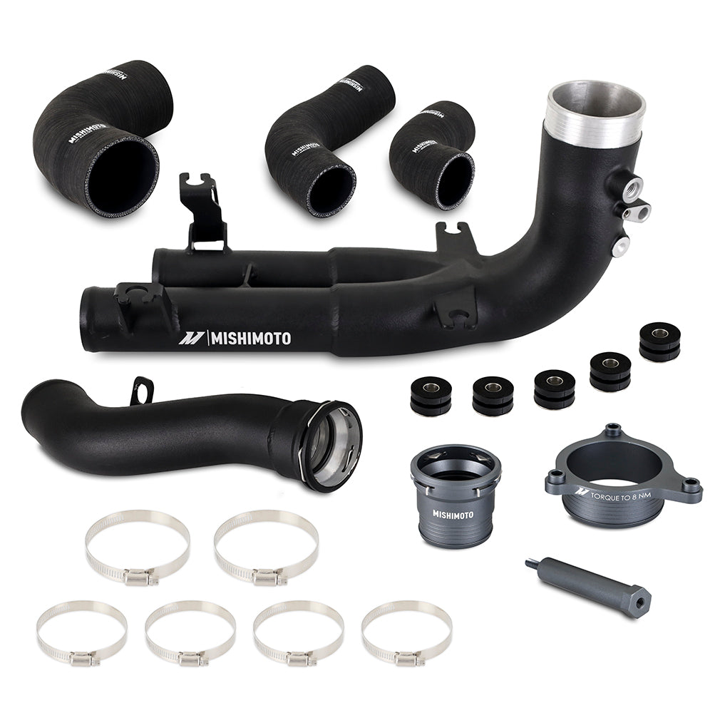 Mishimoto Hot Side Intercooler Charge Pipe Kit - Black