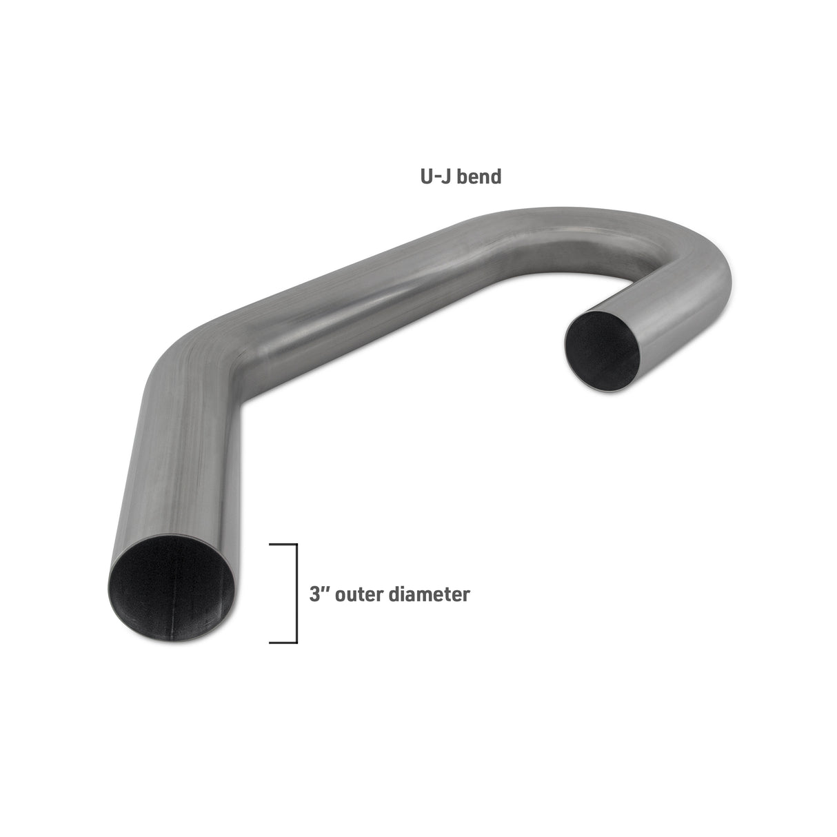 Mishimoto 3" U-J Bend Universal Stainless Steel Exhaust Piping