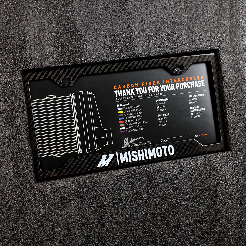 Mishimoto Universal Carbon Fibre Intercooler - 525mm Core