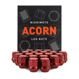 Mishimoto Steel Acorn Lug Nuts M12 x 1.5, 20pc Set