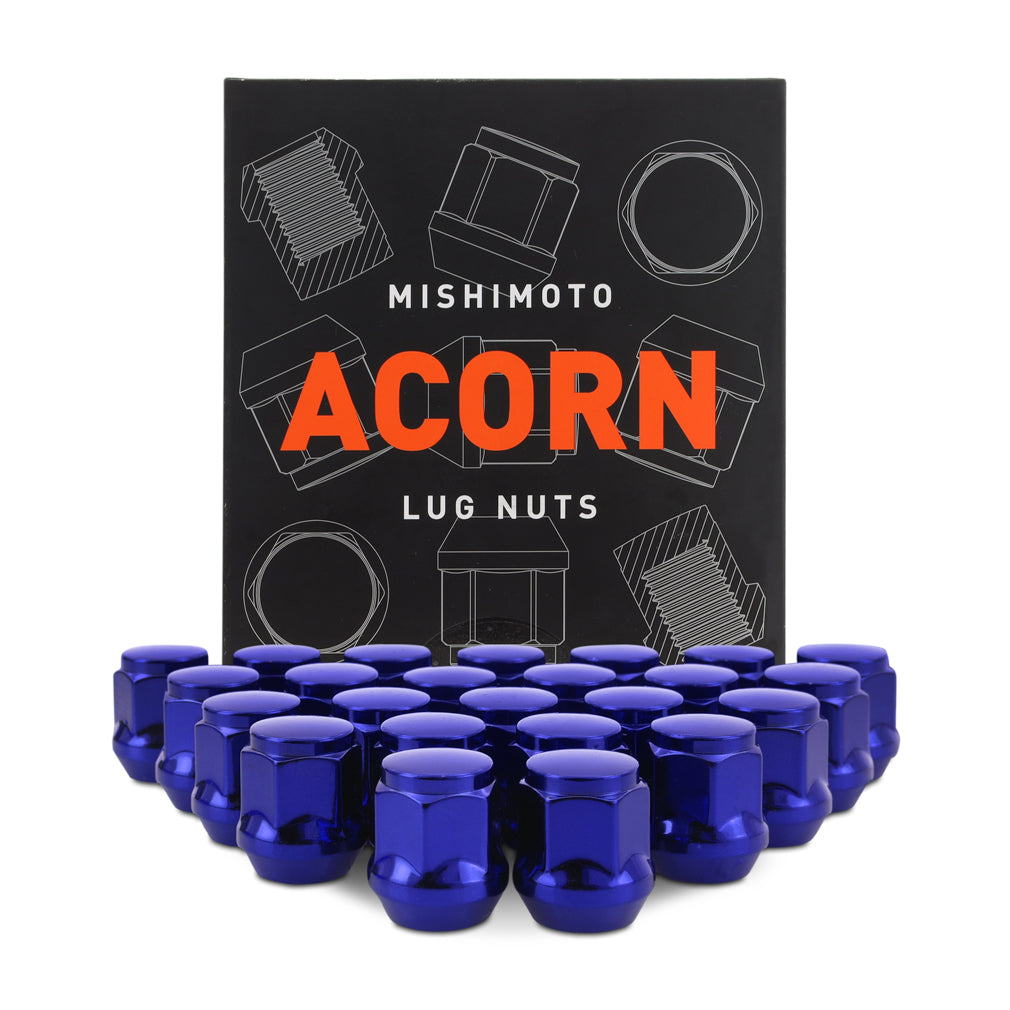 Mishimoto Steel Acorn Lug Nuts M12 x 1.5, 24pc Set