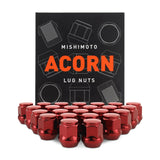 Mishimoto Steel Acorn Lug Nuts M14 x 1.5, 24pc Set