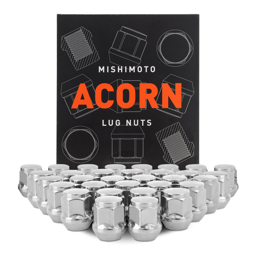 Mishimoto Steel Acorn Lug Nuts M14 x 1.5, 32pc Set