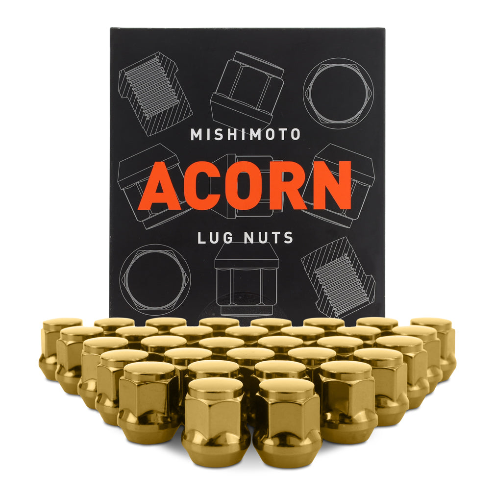 Mishimoto Steel Acorn Lug Nuts M14 x 1.5, 32pc Set