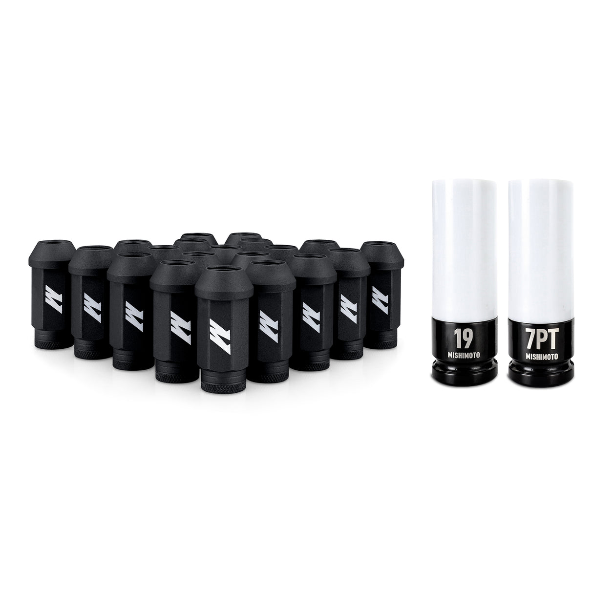 Mishimoto Steel Locking Lug Nuts M14x1.5, 20pc Set