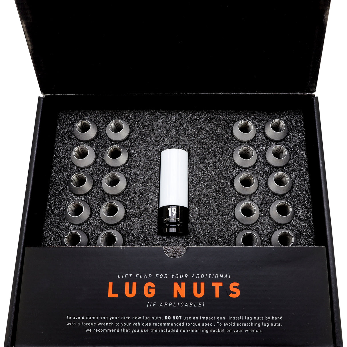 Mishimoto Steel Locking Lug Nuts M14x1.5, 24pc Set