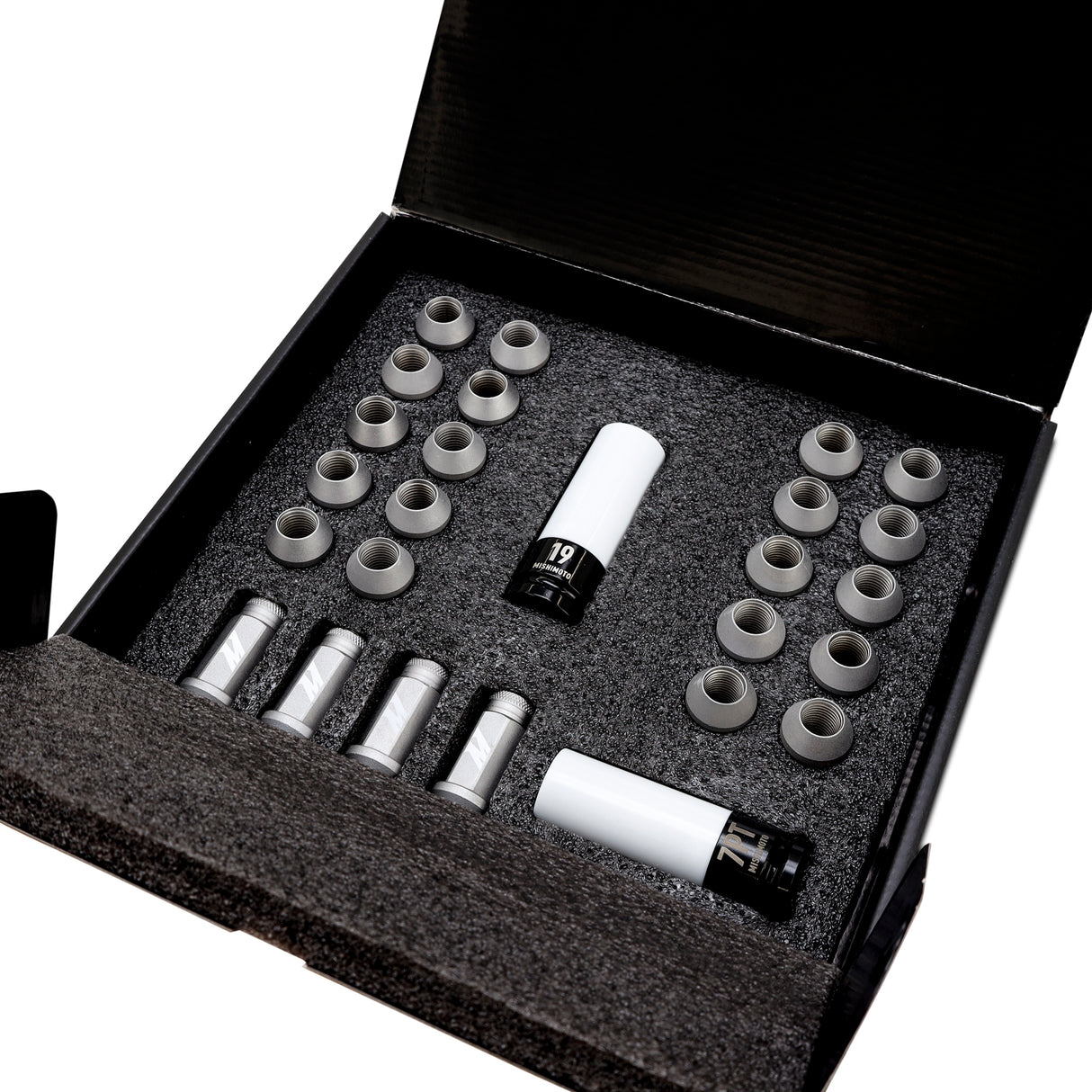Mishimoto Steel Locking Lug Nuts M14x1.5, 24pc Set