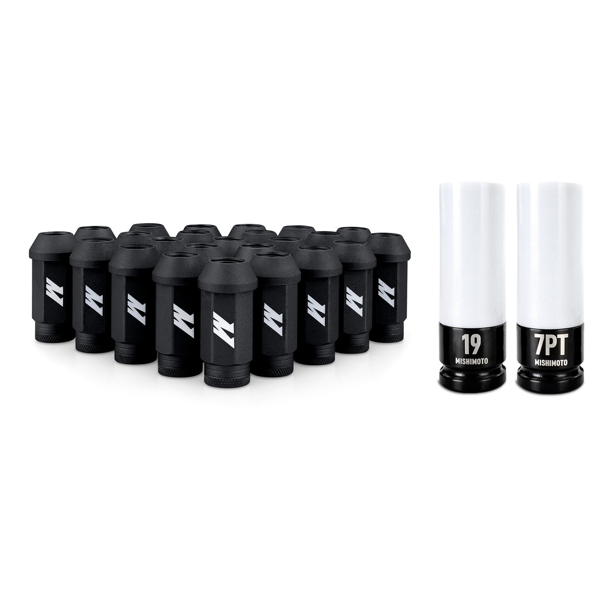 Mishimoto Steel Locking Lug Nuts M14x1.5, 24pc Set