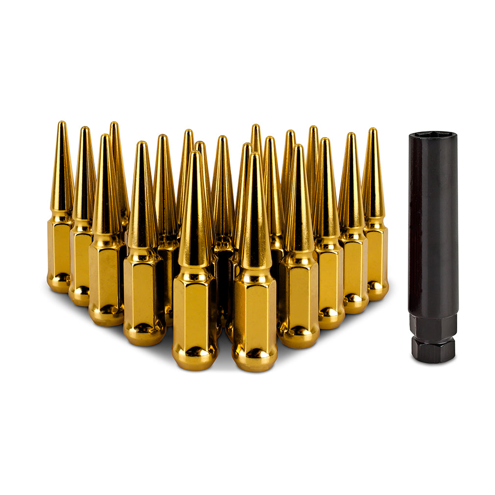 Mishimoto Steel Spiked Lug Nuts M12 x 1.5, 20pc Set