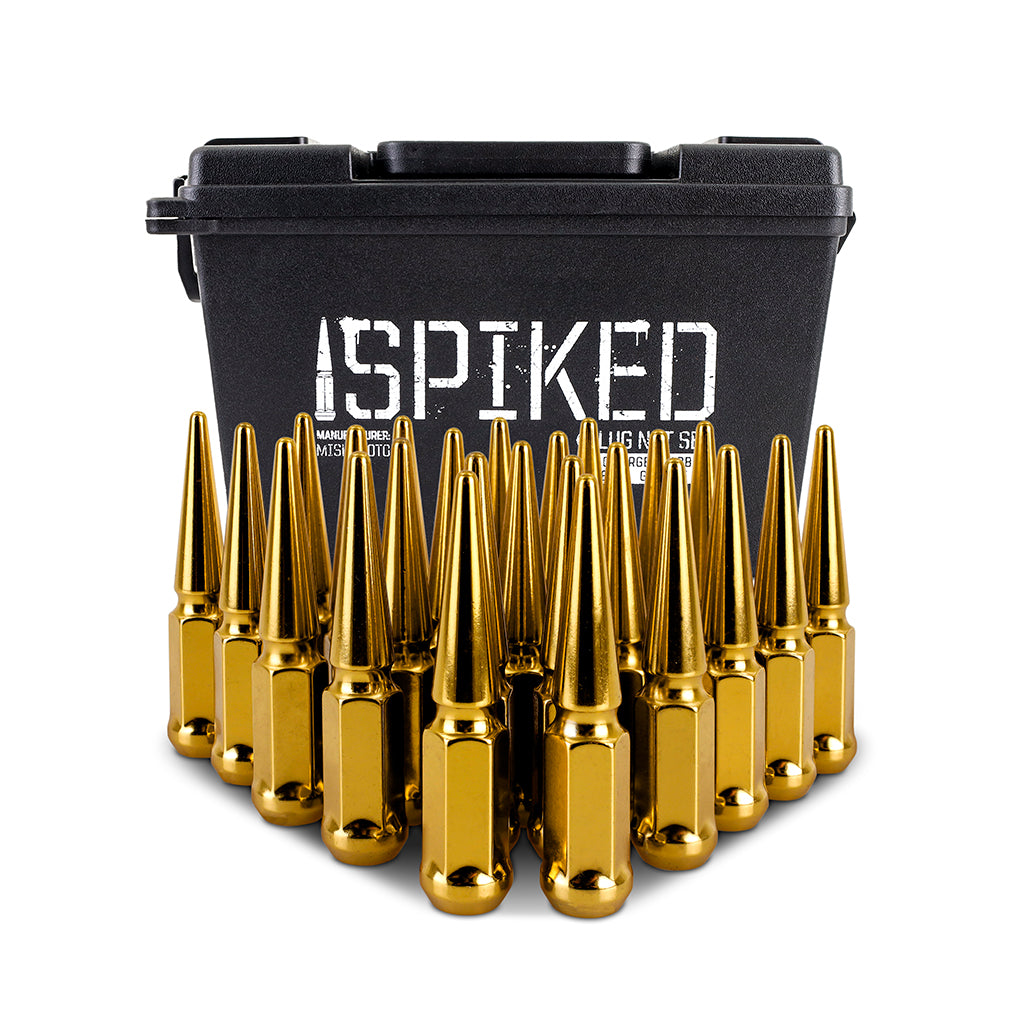 Mishimoto Steel Spiked Lug Nuts M12 x 1.5, 24pc Set