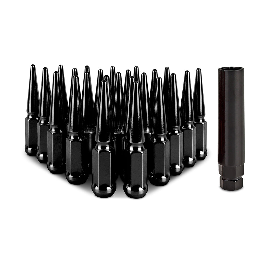 Mishimoto Steel Spiked Lug Nuts M14 x 1.5, 24pc Set